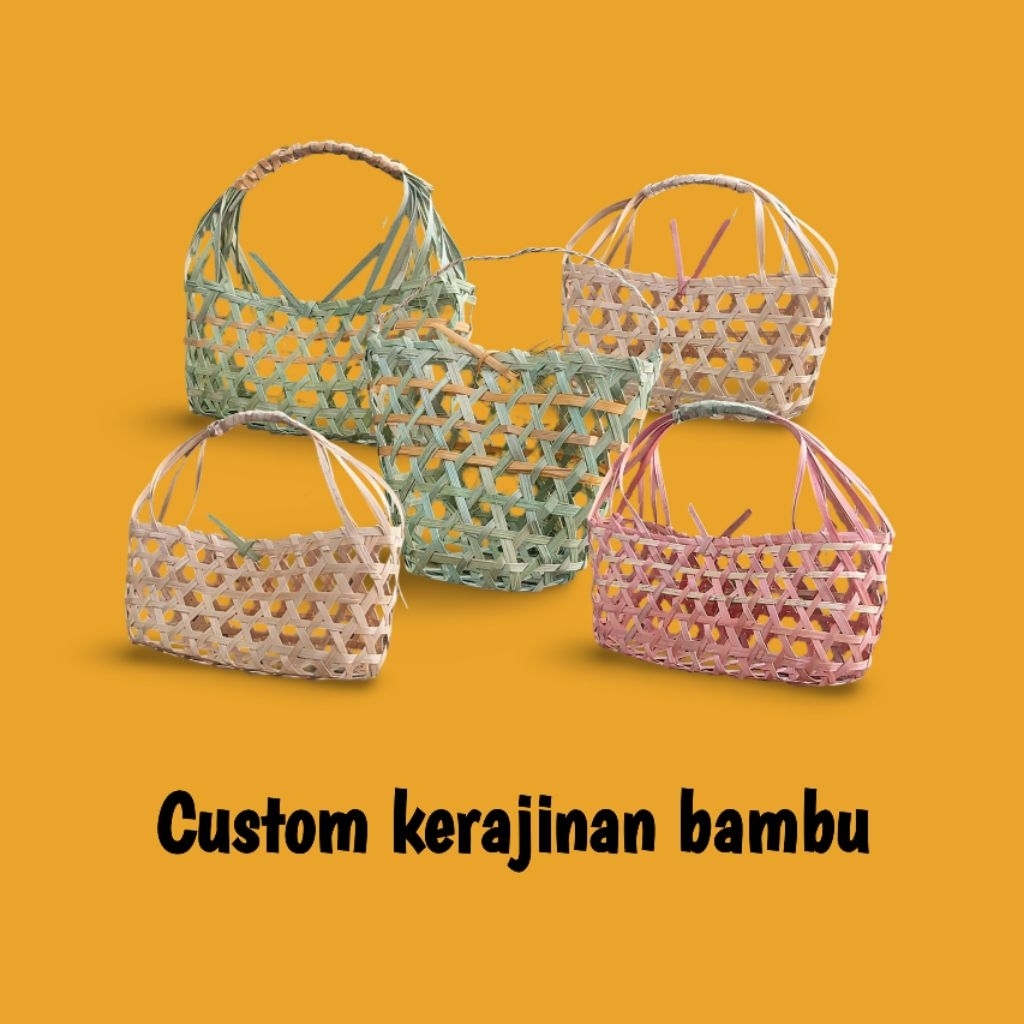 Custom kerajinan bambu