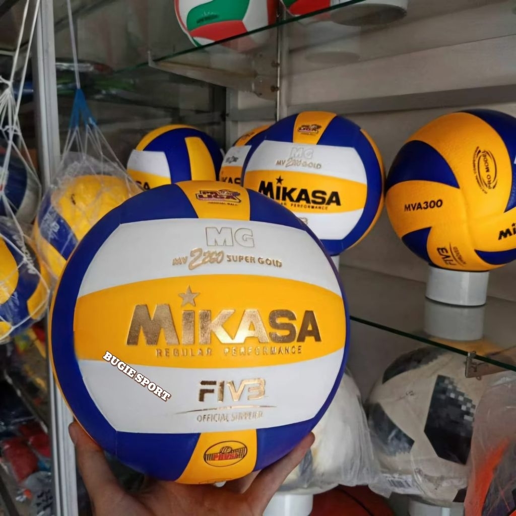 Bola voli mikasa super gold mv2200 original - bola voli mikasa original supergold-bola voli original