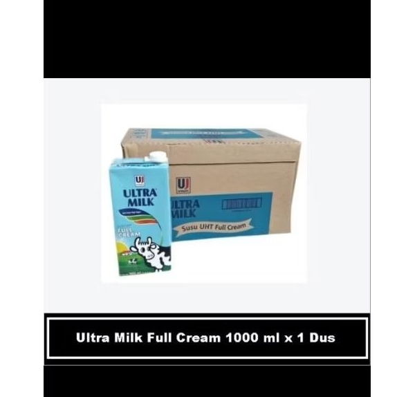 

Susu Ultra milk Full Cream 1Litter 1Dus