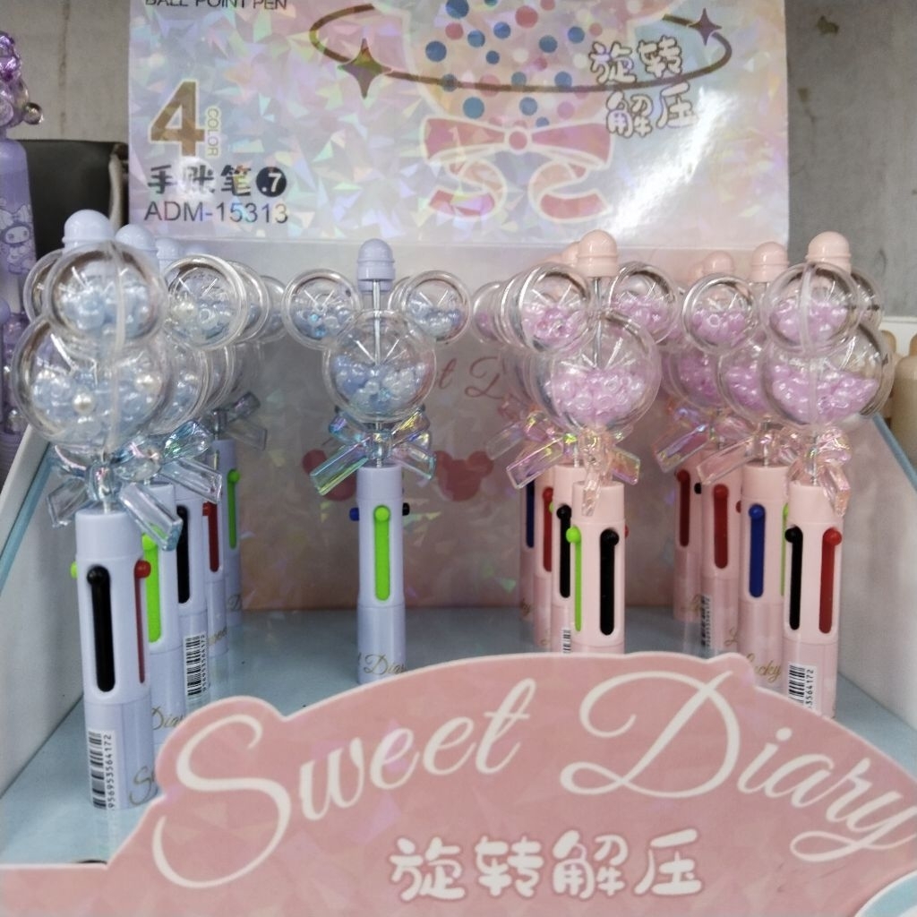 

[COD] Pen mekanik warna bentuk mickey mouse