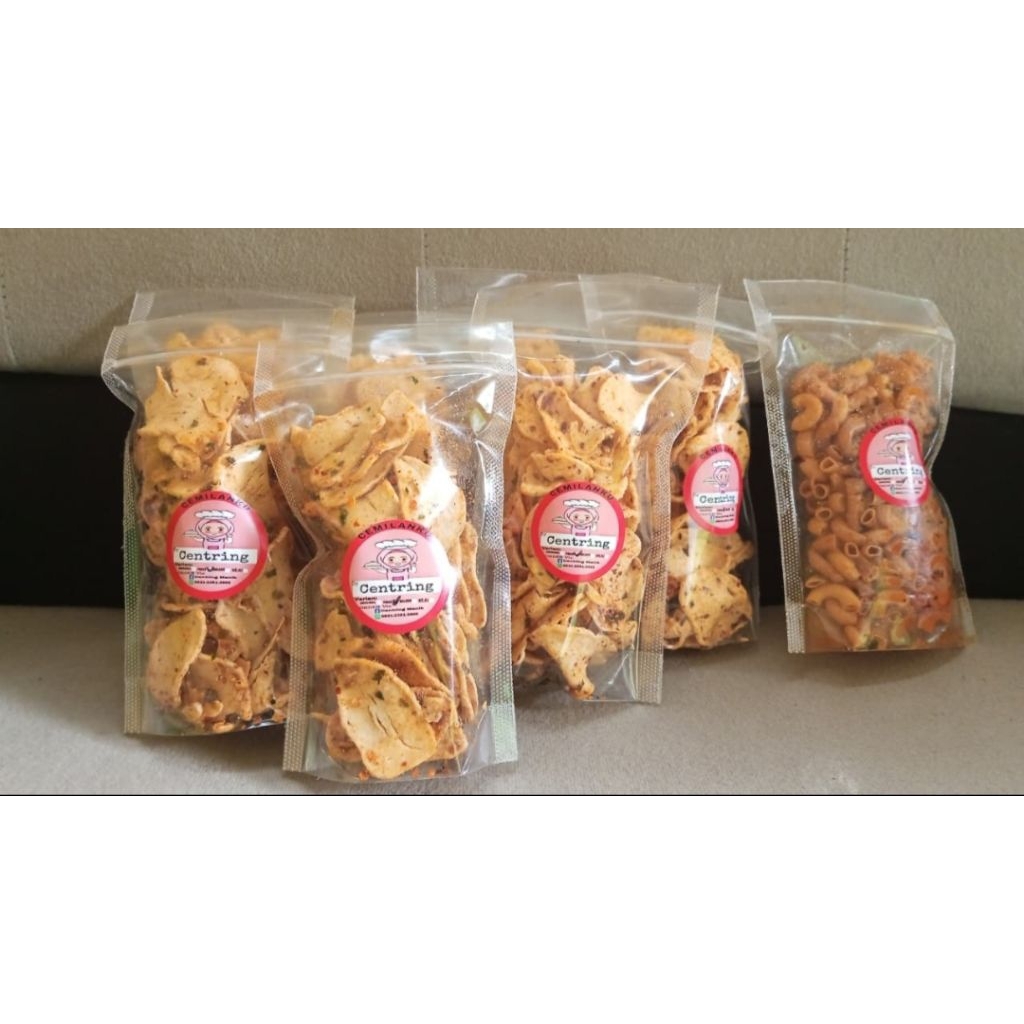 

Snack Cemilan Basreng,Lumpia Roll,macaroni ukuran 100grm
