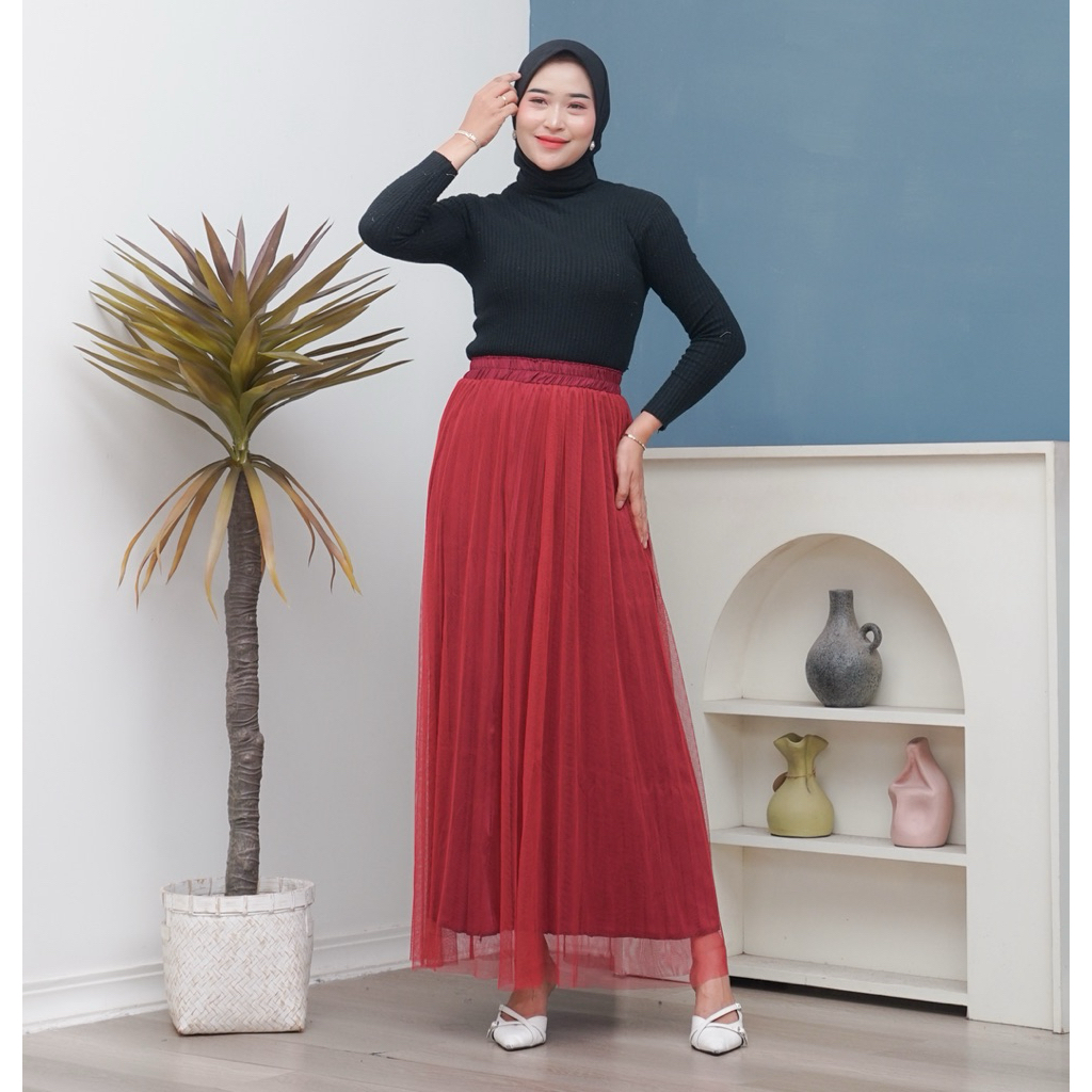 LK~Rok Tutu Premium - Rok Plisket Tile - Rok tutu Terbaru - Rok Tutu dewasa