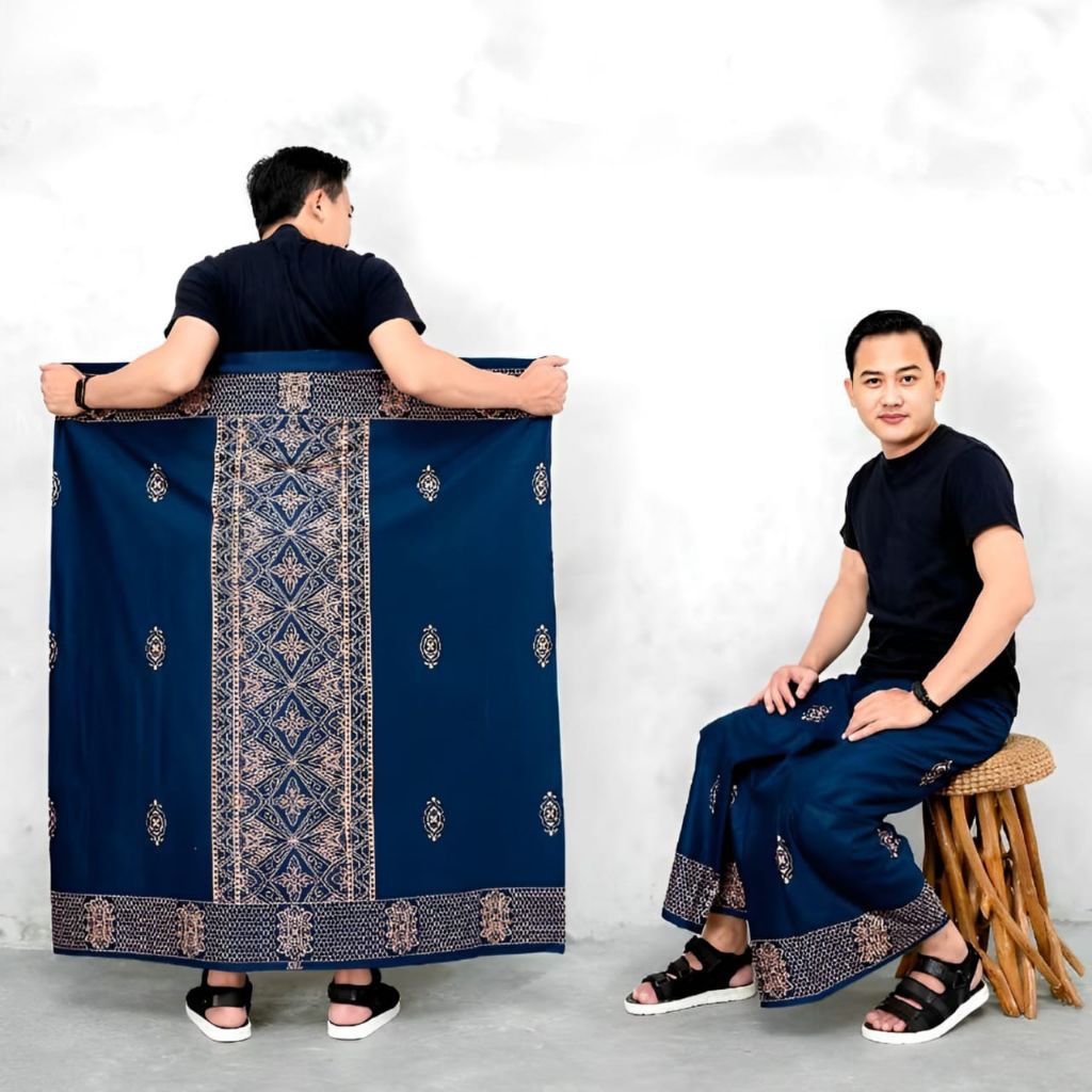 Sarung Batik Motif Wadimor Bahan Katun Premium Elegan Dan Nyaman