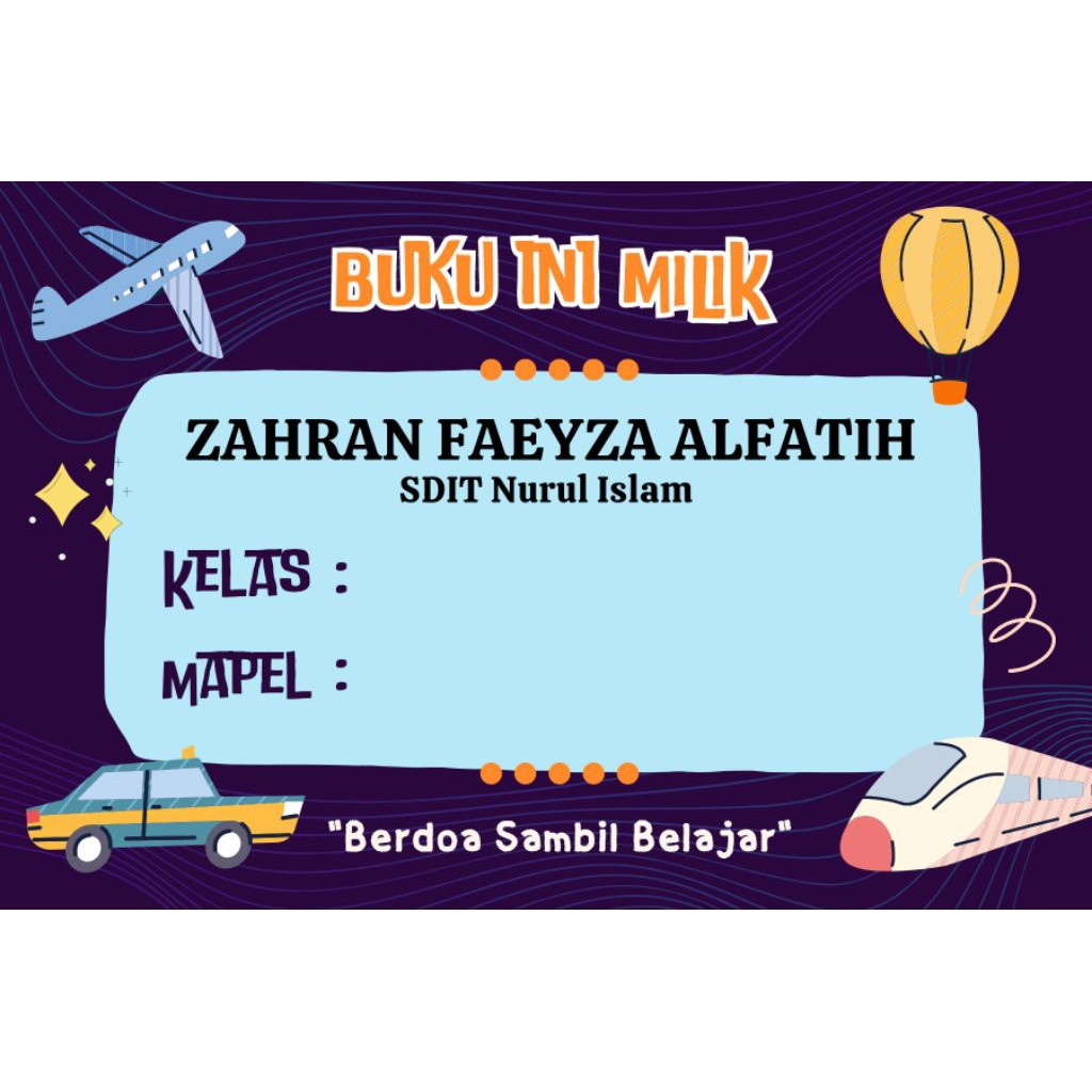 

label sticker isi 30pcs