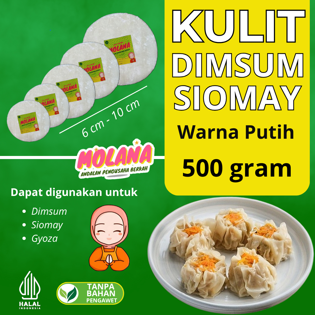 

Kulit Dimsum 500 gram beragam ukuran