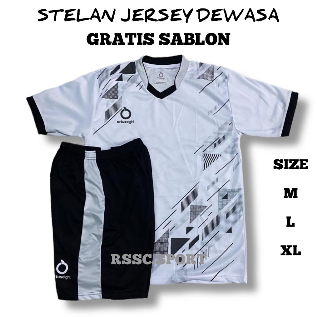 Free Sablon Nama Nomor Stelan Jersey Bola Dewasa Bola Futsal Volly Putra Putri