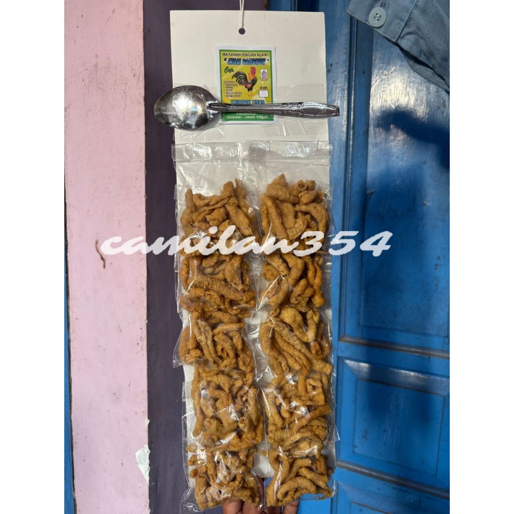 

[PAKET USAHA FREE SENDOK] Kripik Usus Krispi - 10pcs / Keripik Usus Ayam Gurih Renyah Kriuk