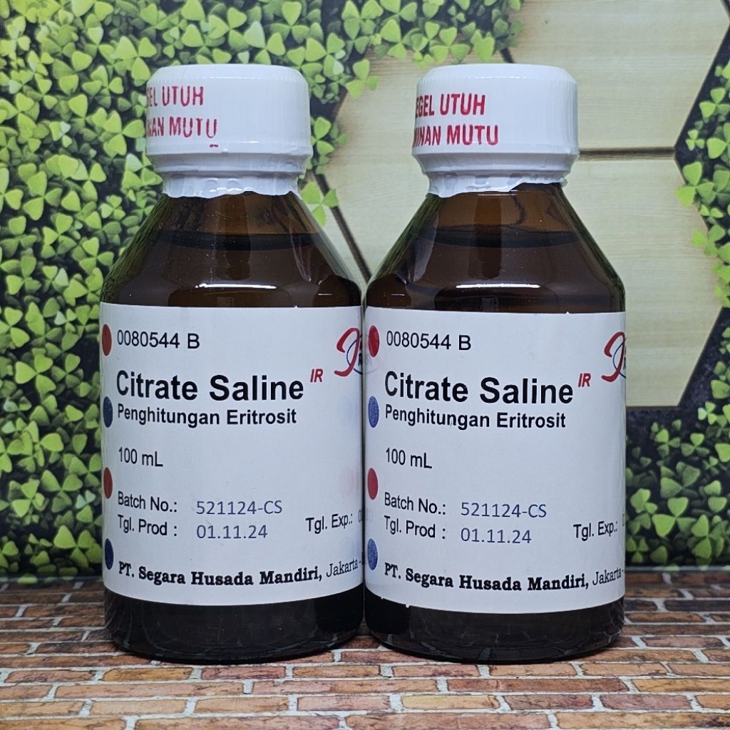Larutan Citrate Saline / Hayem 100mL IndoReagen ( Penghitungan Eritrosit )