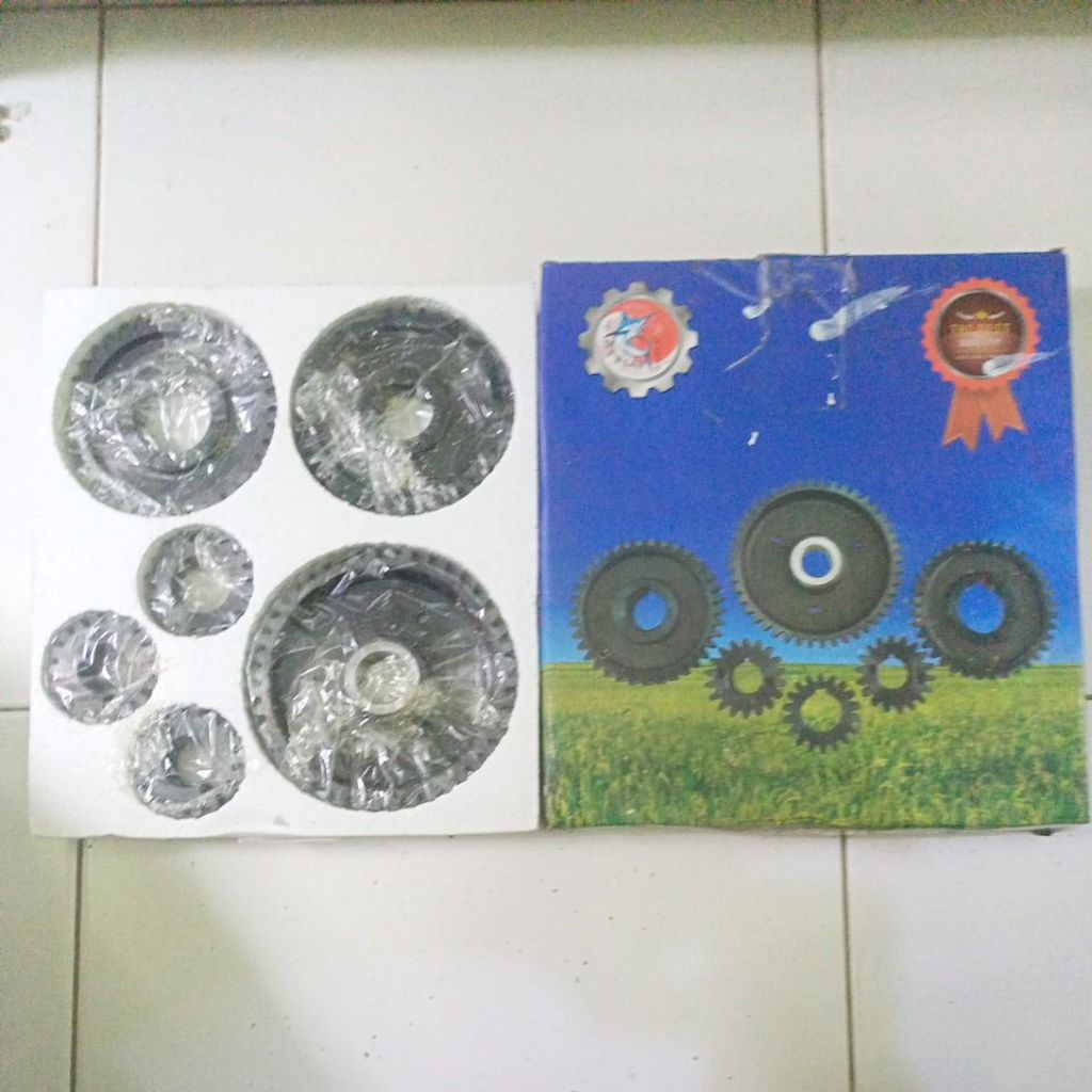 marlin gear set/gigi set mesin diesel S195-S1100-S1110-S1115 gigi lurus