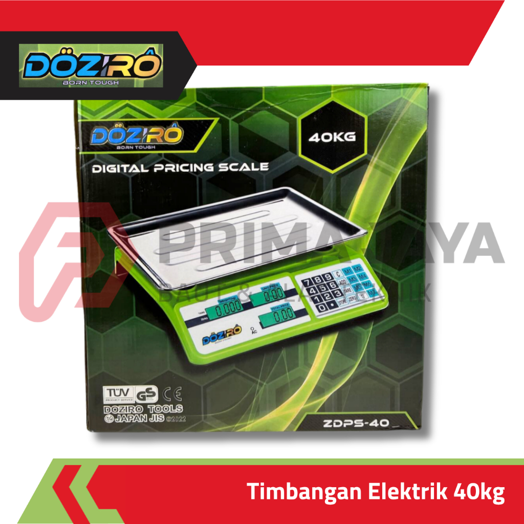 TIMBANGAN DIGITAL / ELEKTRIK / TIMBANGAN PASAR 40 KG DOZIRO
