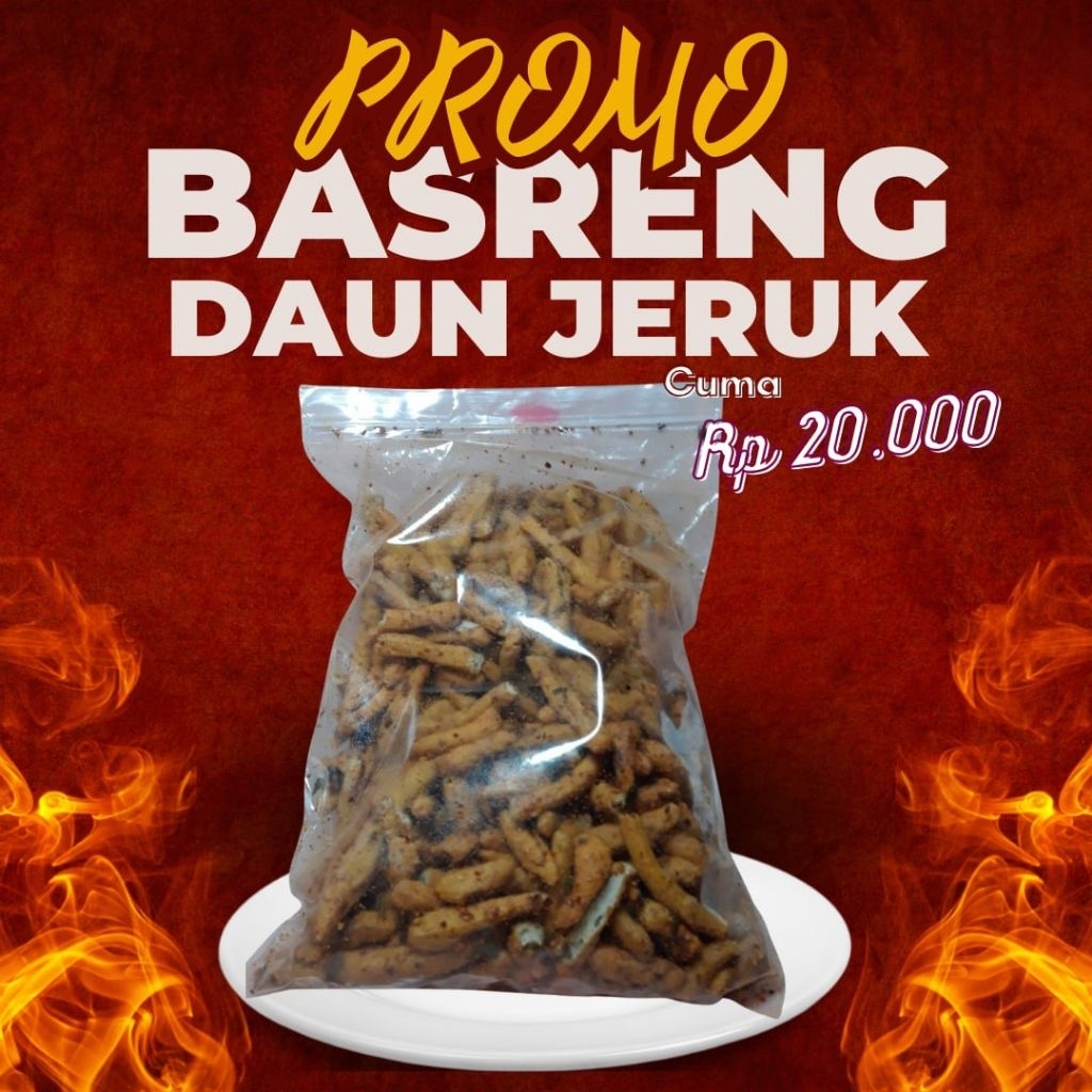 

UKURAN JUMBO!!! BASRENG PEDAS DAUN JERUK 550Gr