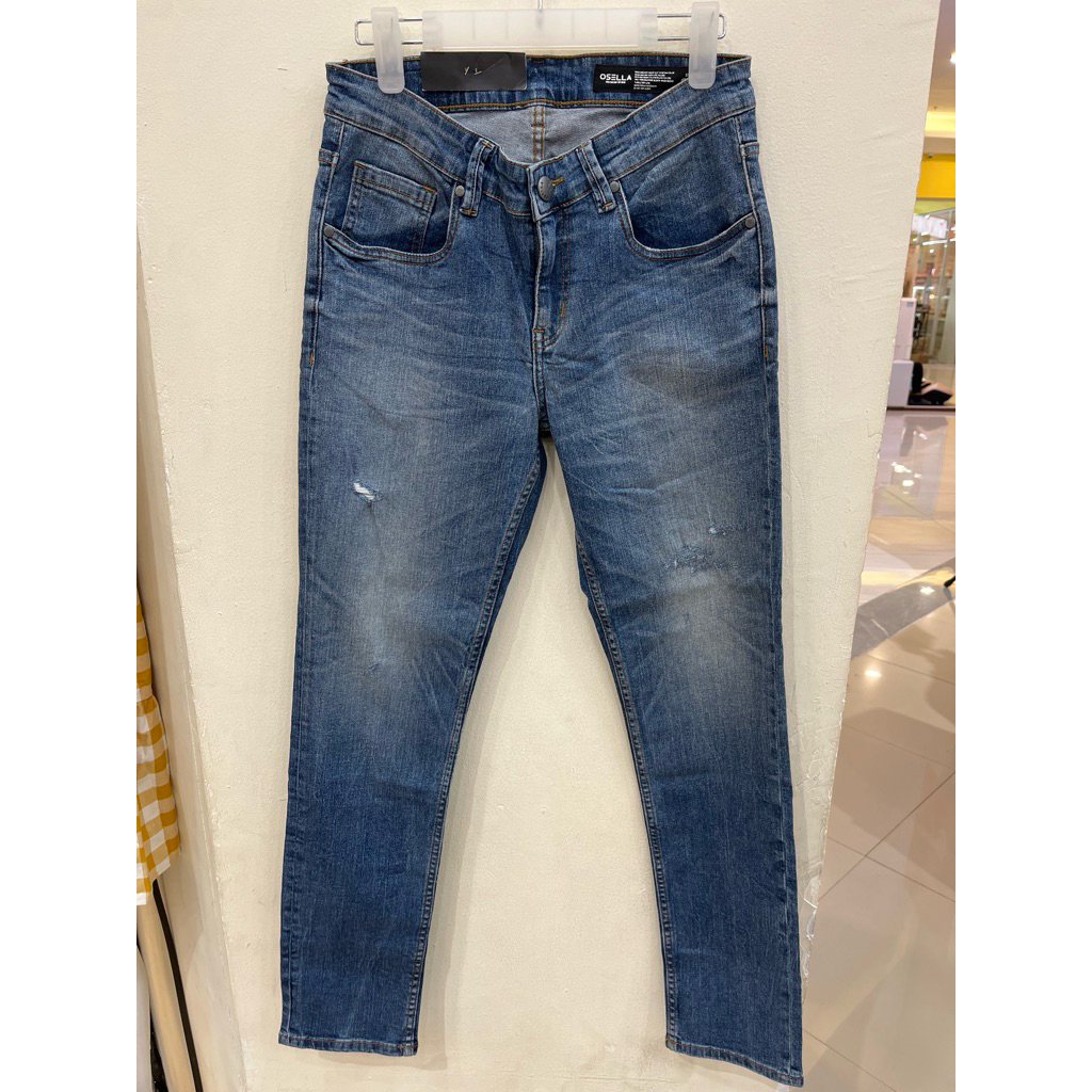 CELANA JEANS SLIM FIT PRIA OSELLA ORIGINAL 100%