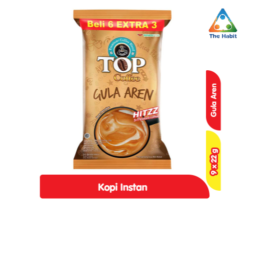 

(The Habit) TOP Coffee Kopi Gula Aren Sachet 9 x 22 g