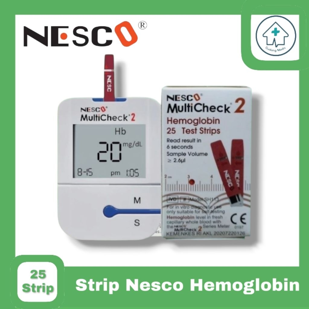 Strip Nesco Hemoglobin  Strip Nesco HB  Isi Ulang Nesco Hemoglobin