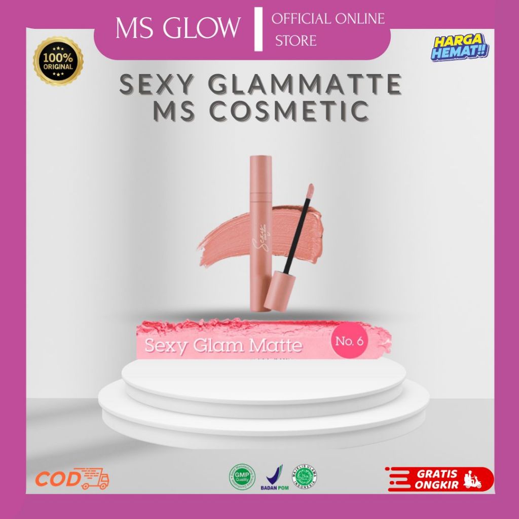 MS Glow Glam Matte Lipstick 06