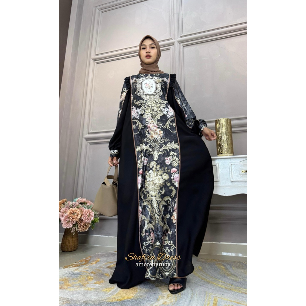 SHAFIRA DRESS AMORE BY RUBY ORI DRESS MUSLIM BAJU WANITA DRESS BUSUI GAMIS BUSUI WUDHUABLE BAJU WANI