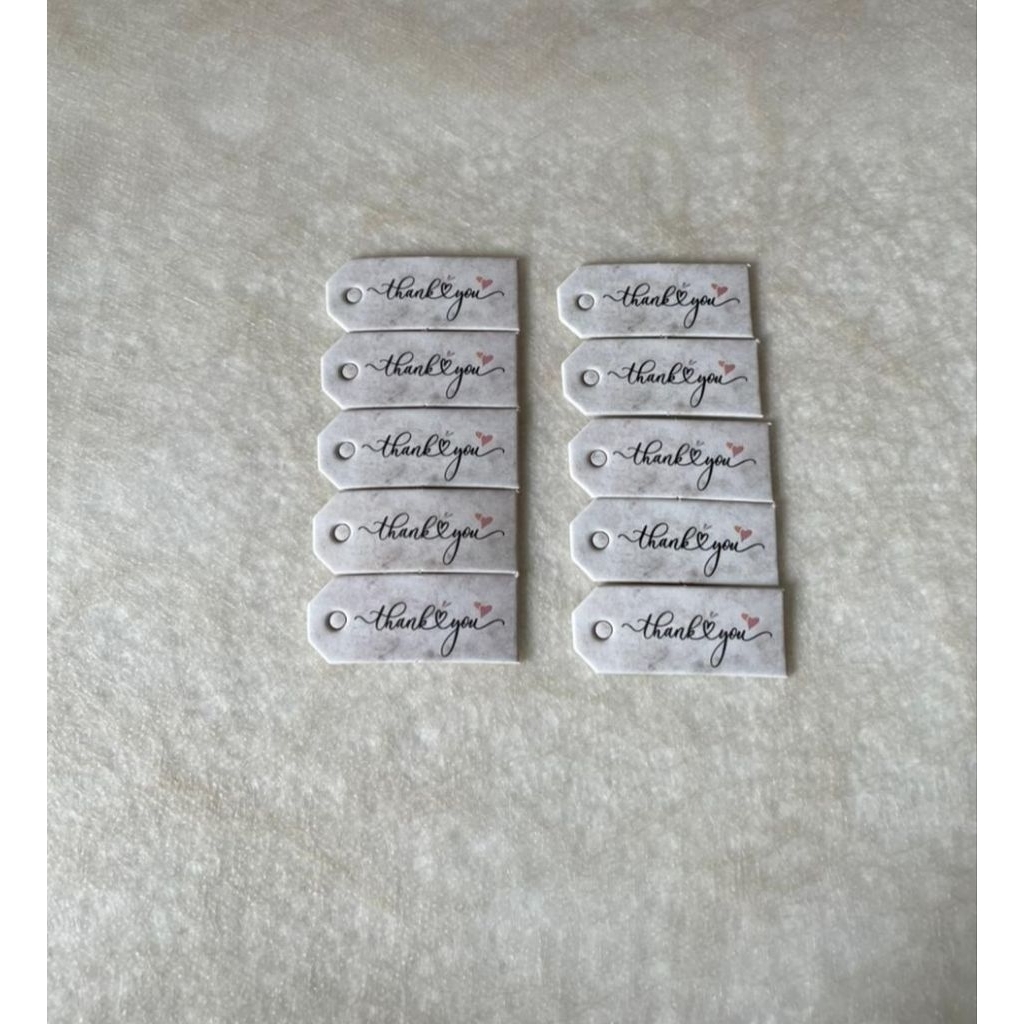 

Hangtag / Gantungan Kartu THANK YOU vintage