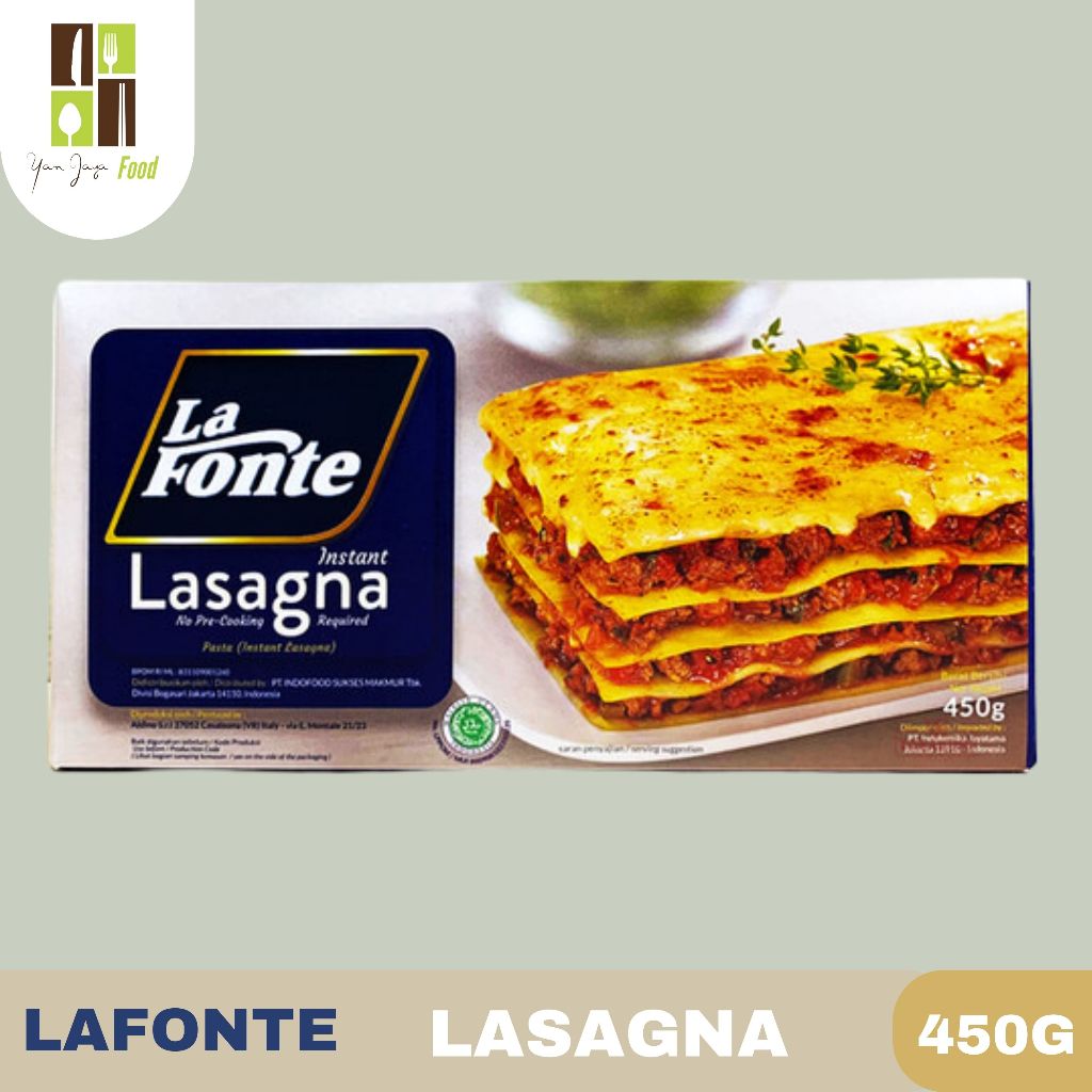 

[oddsolshop] pekanbaru/La Fonte Lasagna Pasta Instan 450GR LaFonte