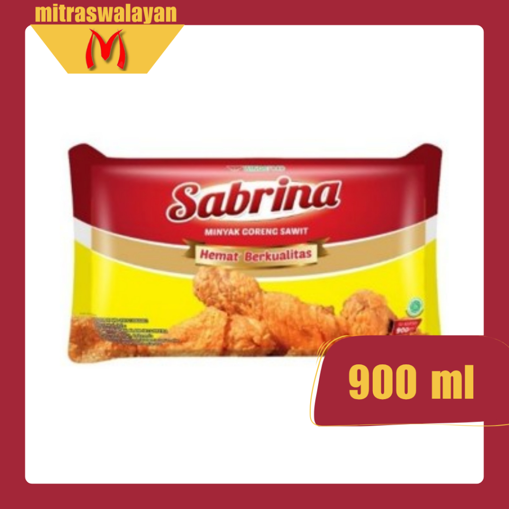 

Minyak Goreng Sabrina Kemasan Bantal 900 ml
