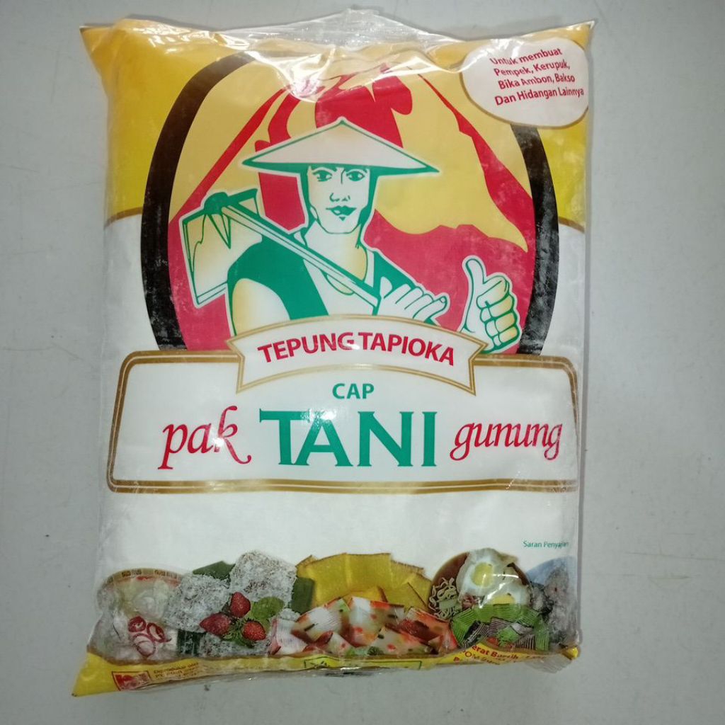 

Tepung Tapioka Cap Pak Tani Gunung 500gr