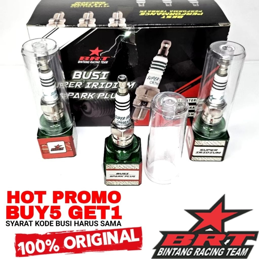 Busi BRT Iridium BeAT Fi Karbu Scoopy Esp Genio Spacy Vario 110 PCX 125 ADV 150 Vario 160 Stylo