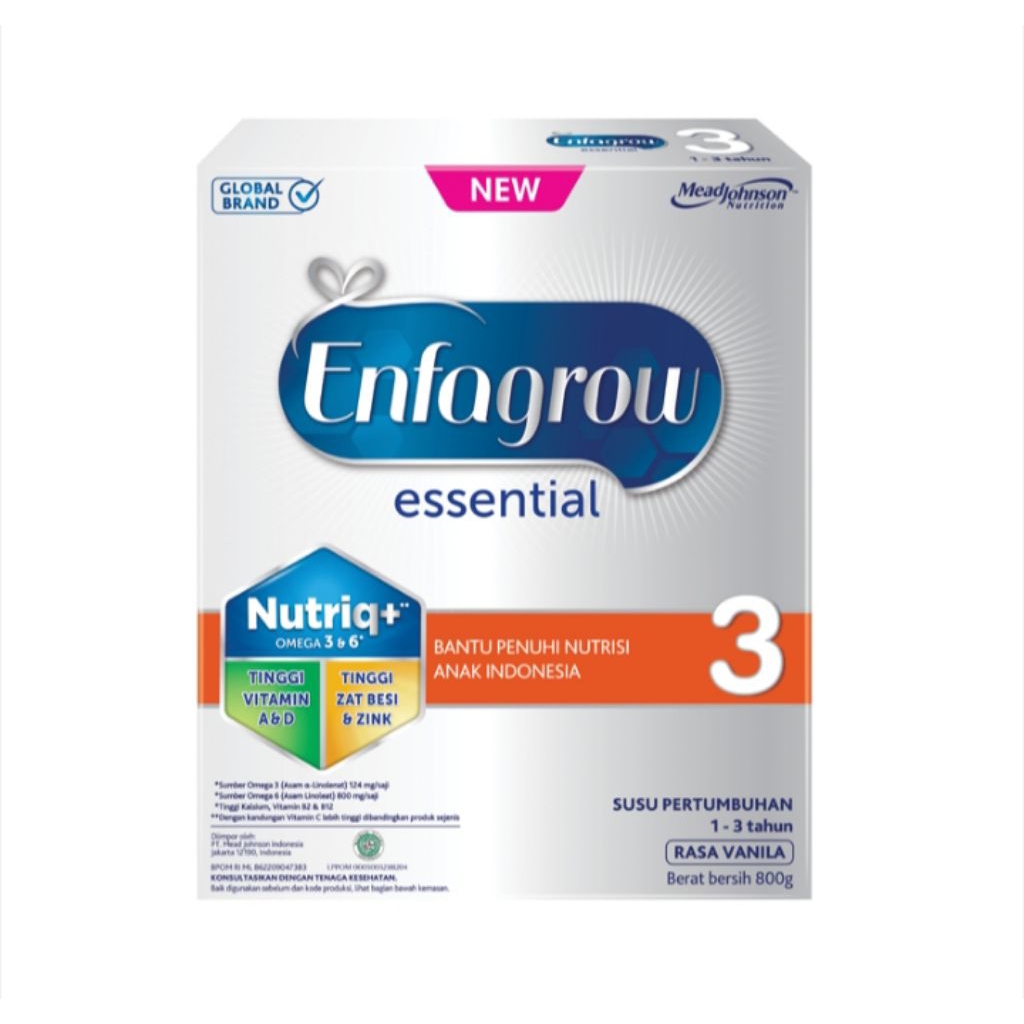 

Enfagrow Essential 3 Susu Bubuk Pertumbuhan Anak 1-3 Tahun Vanila