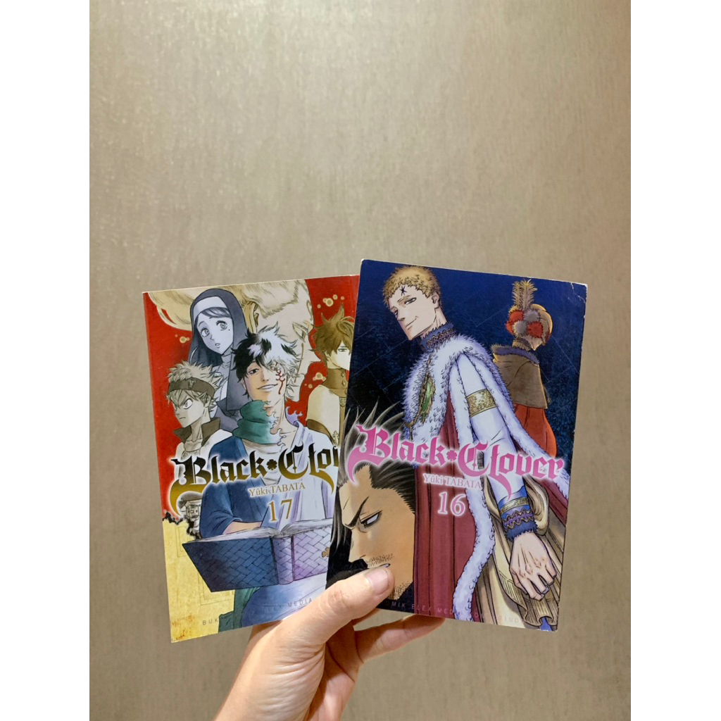 Komik Black Clover Manga Set 16 17