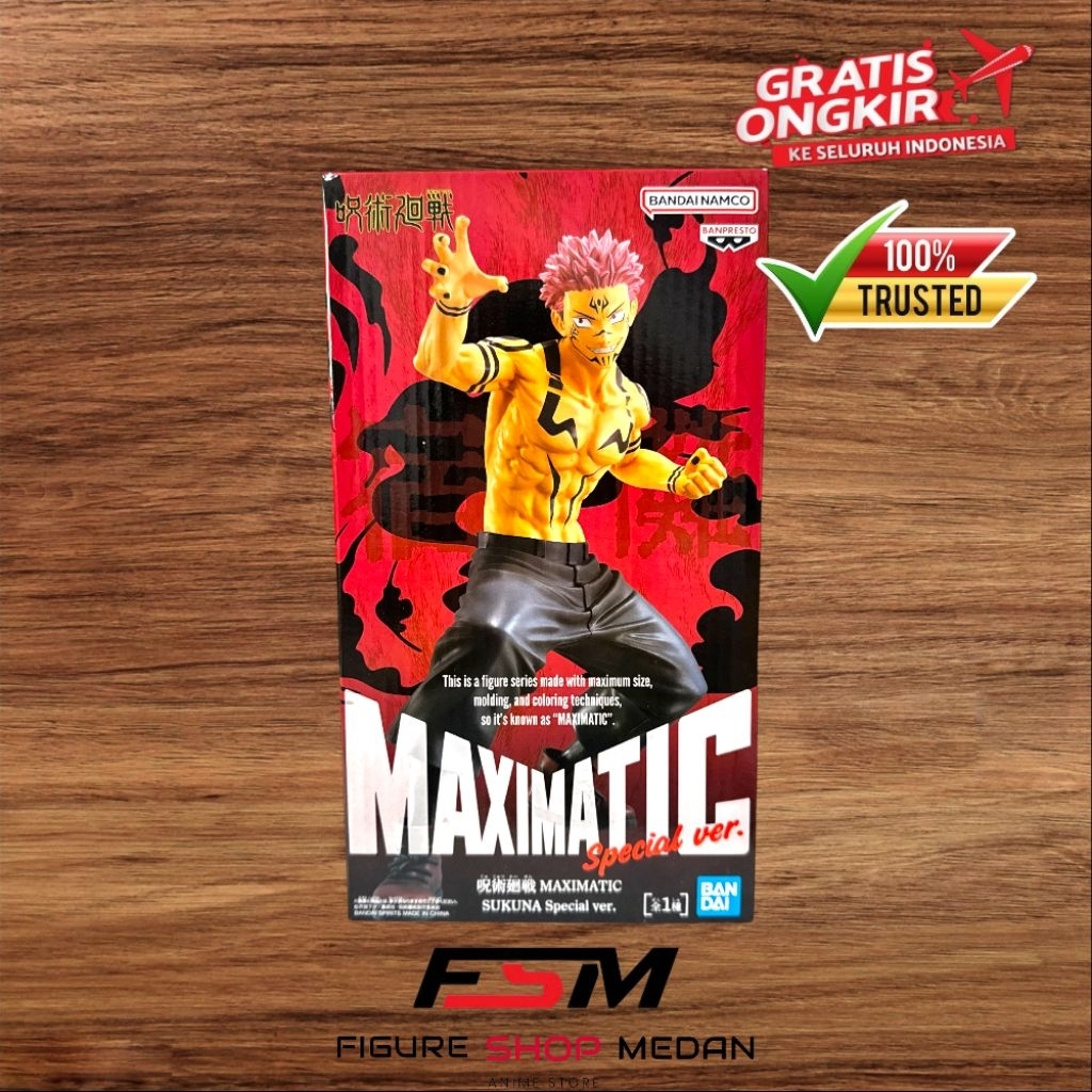 Figure Sukuna Jujutsu Kaisen Maximatic Special Ver.