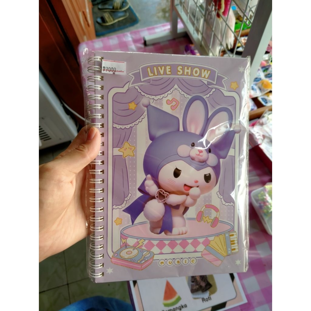 

Note Book A5 Kuromi Notebook Buku Tulis Ring