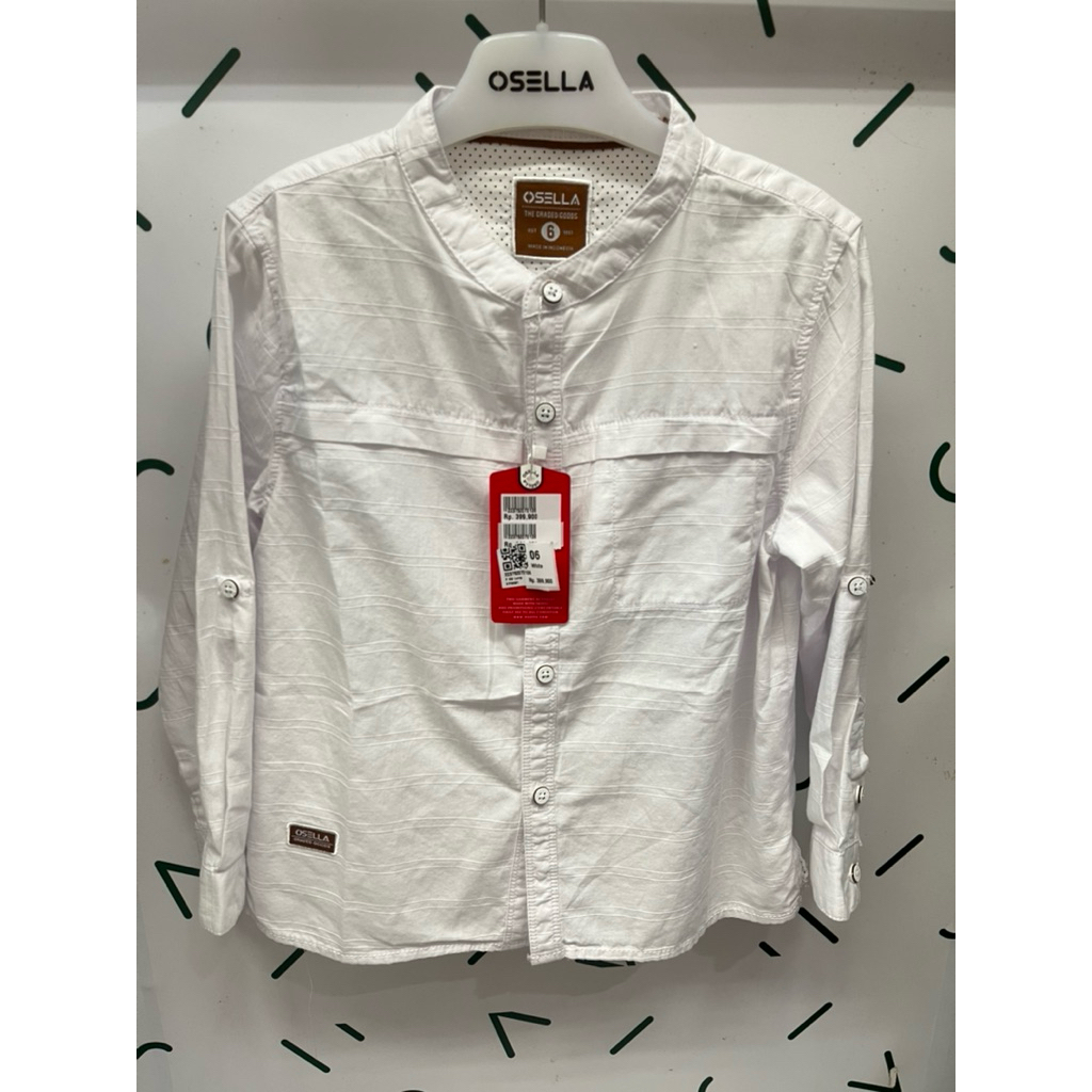 Kemeja Anak Cowok Putih OSELLA KIDS