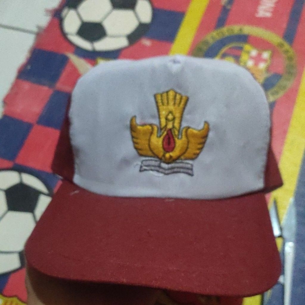 topi sekolah SD merah putih 20pcs cowok cewek