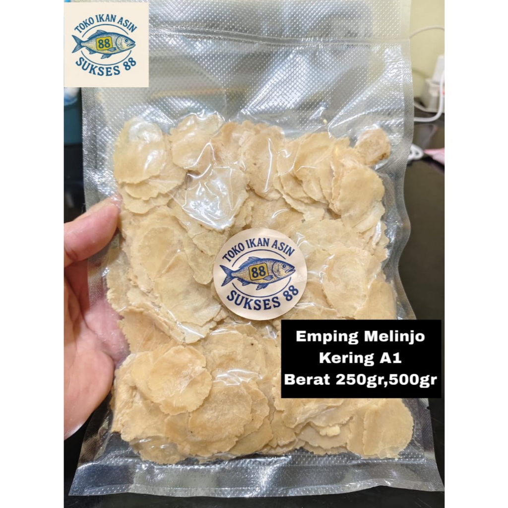 

Emping Melinjo Kering A1 250gr / 500gr | Gurih Renyah | Kualitas Premium Siap Goreng