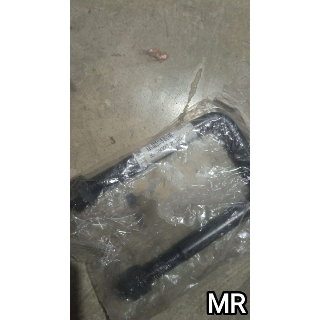 ASLI NKR66 NKR71 u bolt clam spring per daun depan klam klem sepring pir FR front original Isuzu NKR