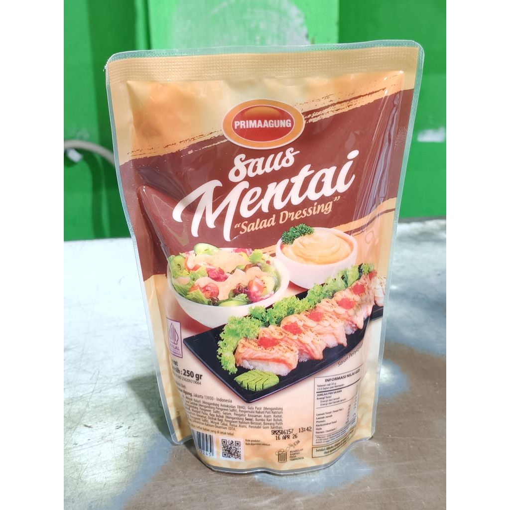 

Prima Agung Saus Mentai Salad Dressing 250 gr