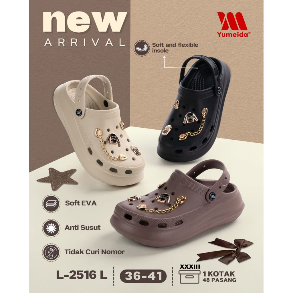 Sandal yumeida Tinggi 5 cm Wanita Sepatu Wedges Sol Tebal Sandal Baim Wedges Baim Wanita Anti-selip 