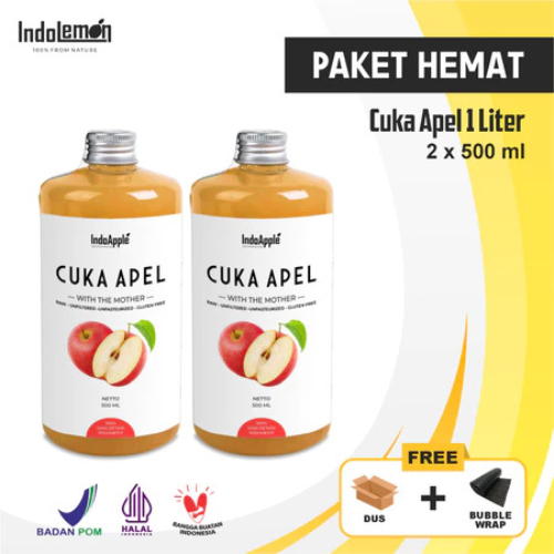 

Cuka Apel Organik 1 Liter - Original Untuk Diet dan Kesehatan / Cuka Apel Original Untuk Kesehatan
