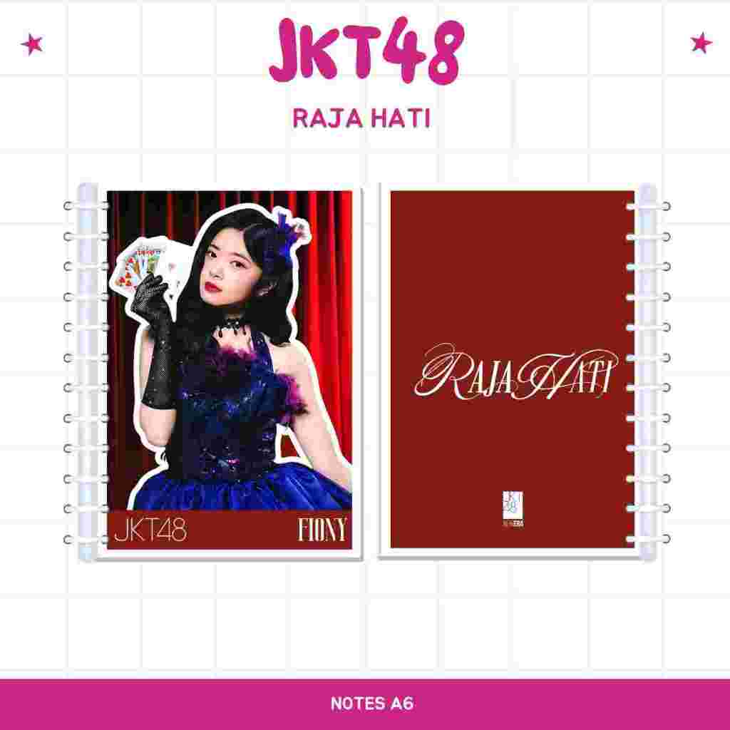

A6 NOTES JKT48 RAJA HATI BUKU NOTE NOTEBOOK JPOP UNOFFICIAL ALYA CATHY CHIRSTY ELIN FENI FIONY FREYA