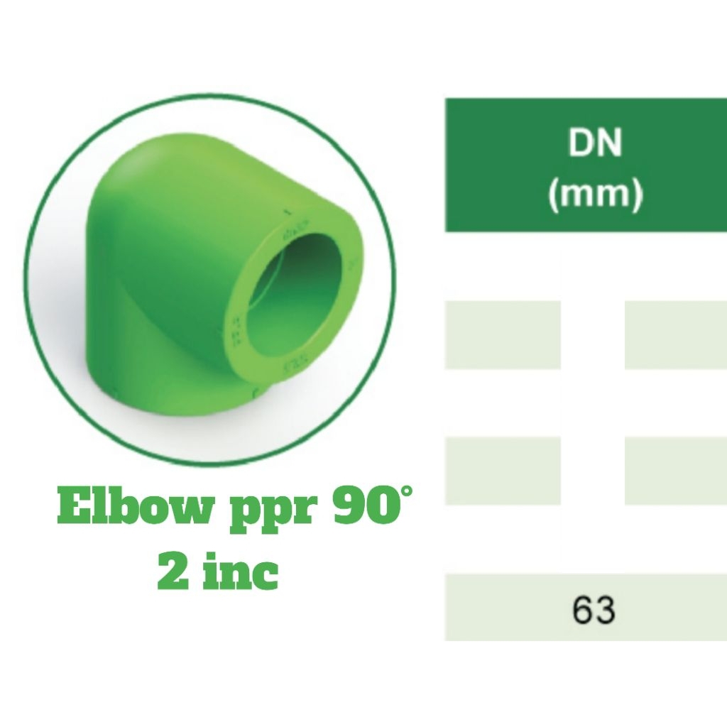 Elbow ppr 2 inc  ppr elbow