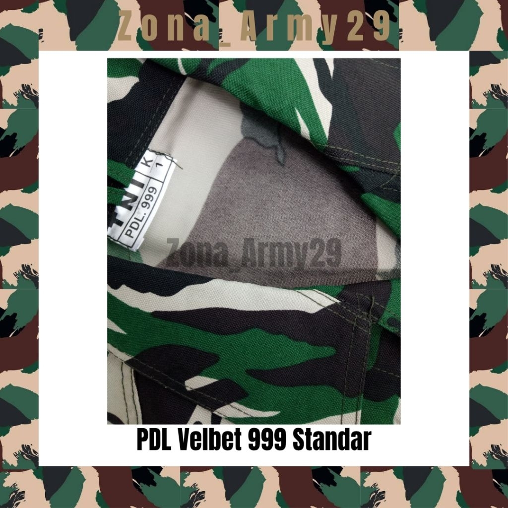 PDL Velbet 999 Multicorps Gelap Kancing TNI AD | PDL Velbet 999 | PDL Gelap Kancing