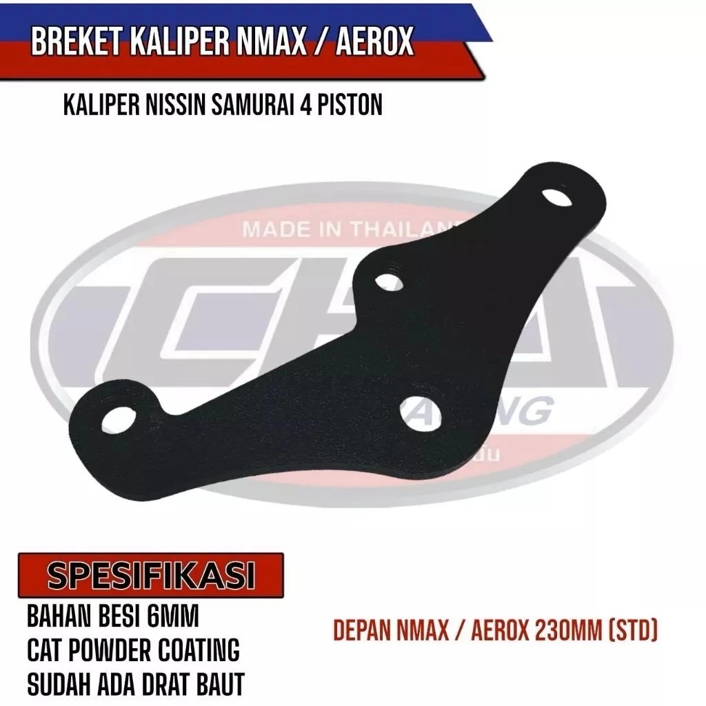 Breket NMAX Kaliper NISSIN SAMURAI 4 Piston