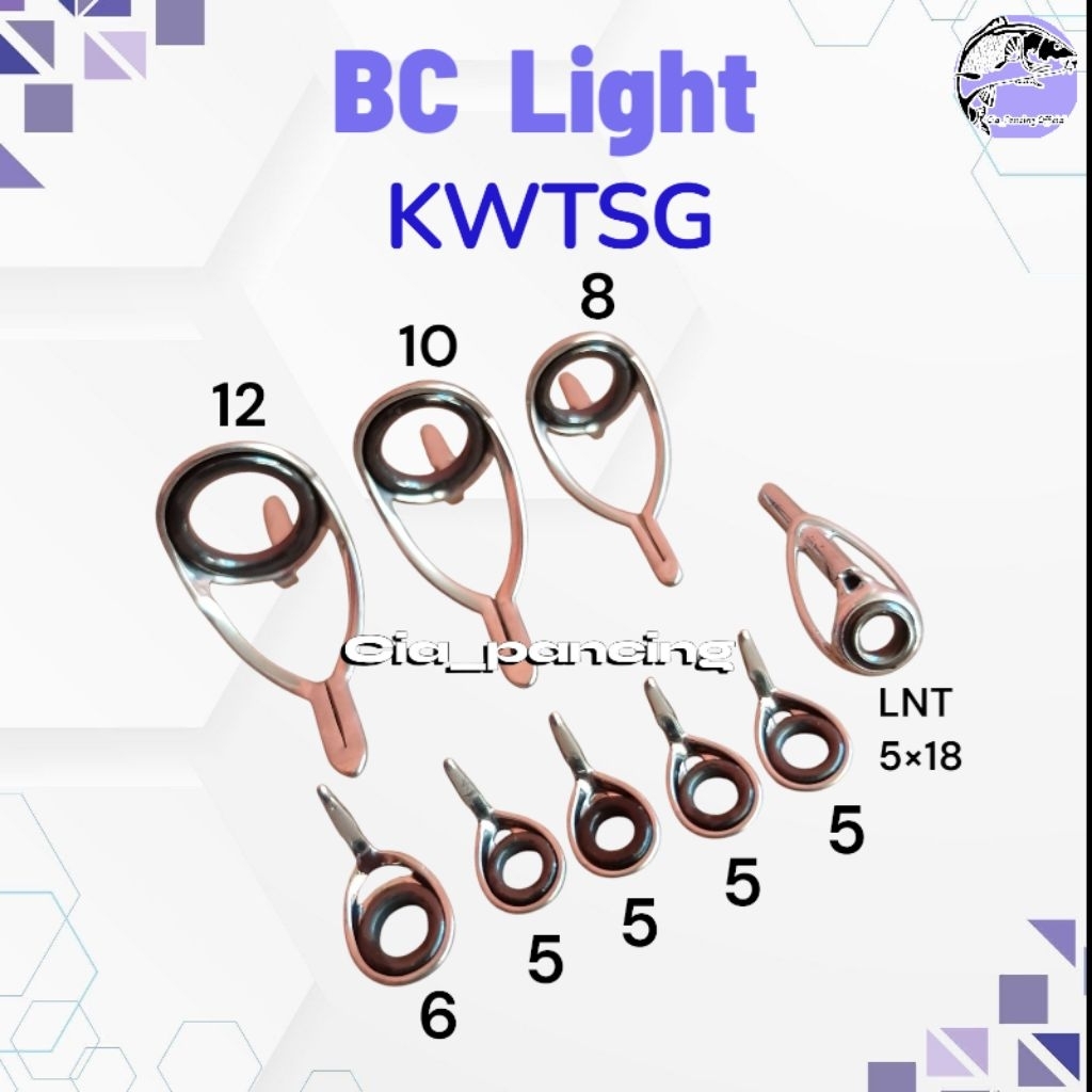 Ring joran 1 set BC Light KWTSG / ring custom joran