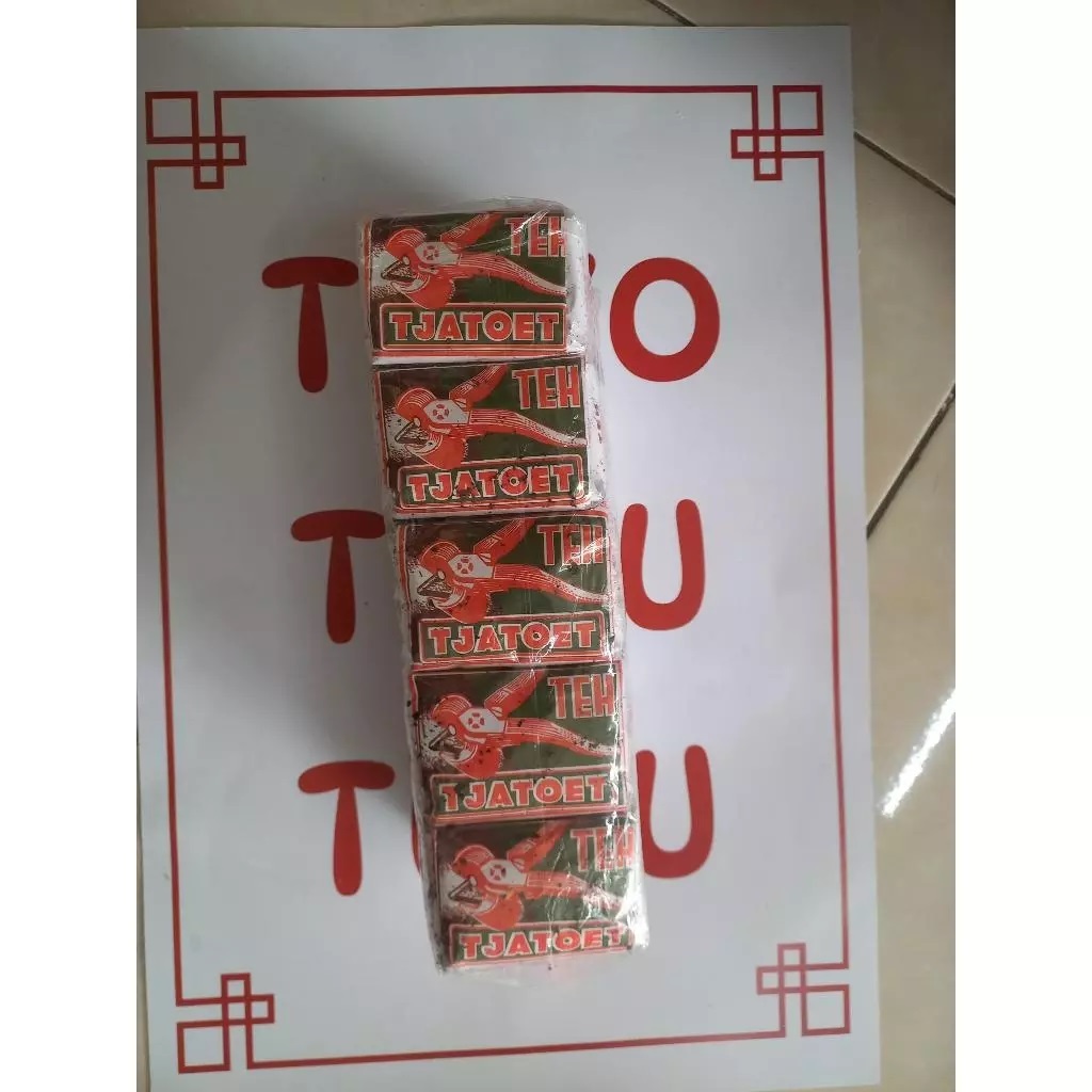 

Teh tubruk tjatoet 1slop isi 5pcs @80gram