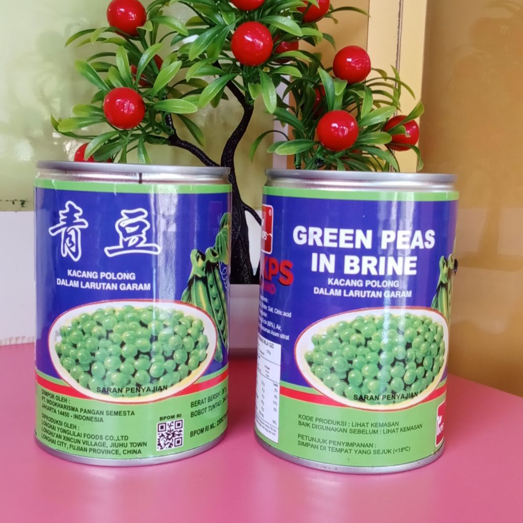 

Green Peas / Kacang Polong Kemasan Kaleng 397 gram