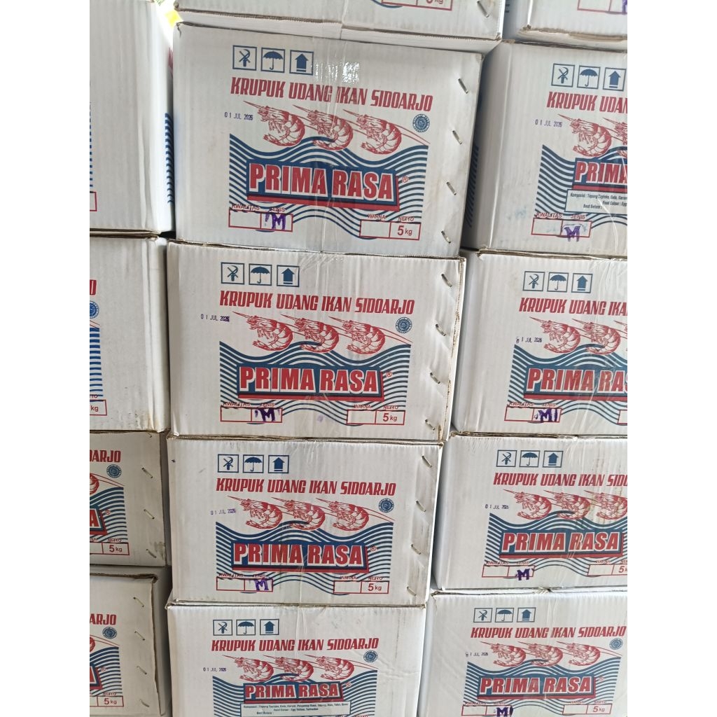 

Kerupuk udang prima rasa 1 carton 5kg