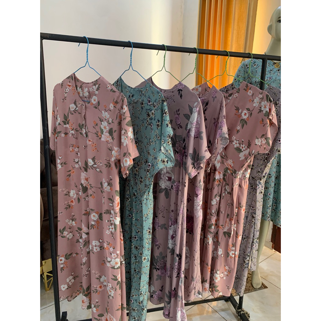 Naura Daster - daster rumahan model kimono // daster kimono // kimono daster // daster