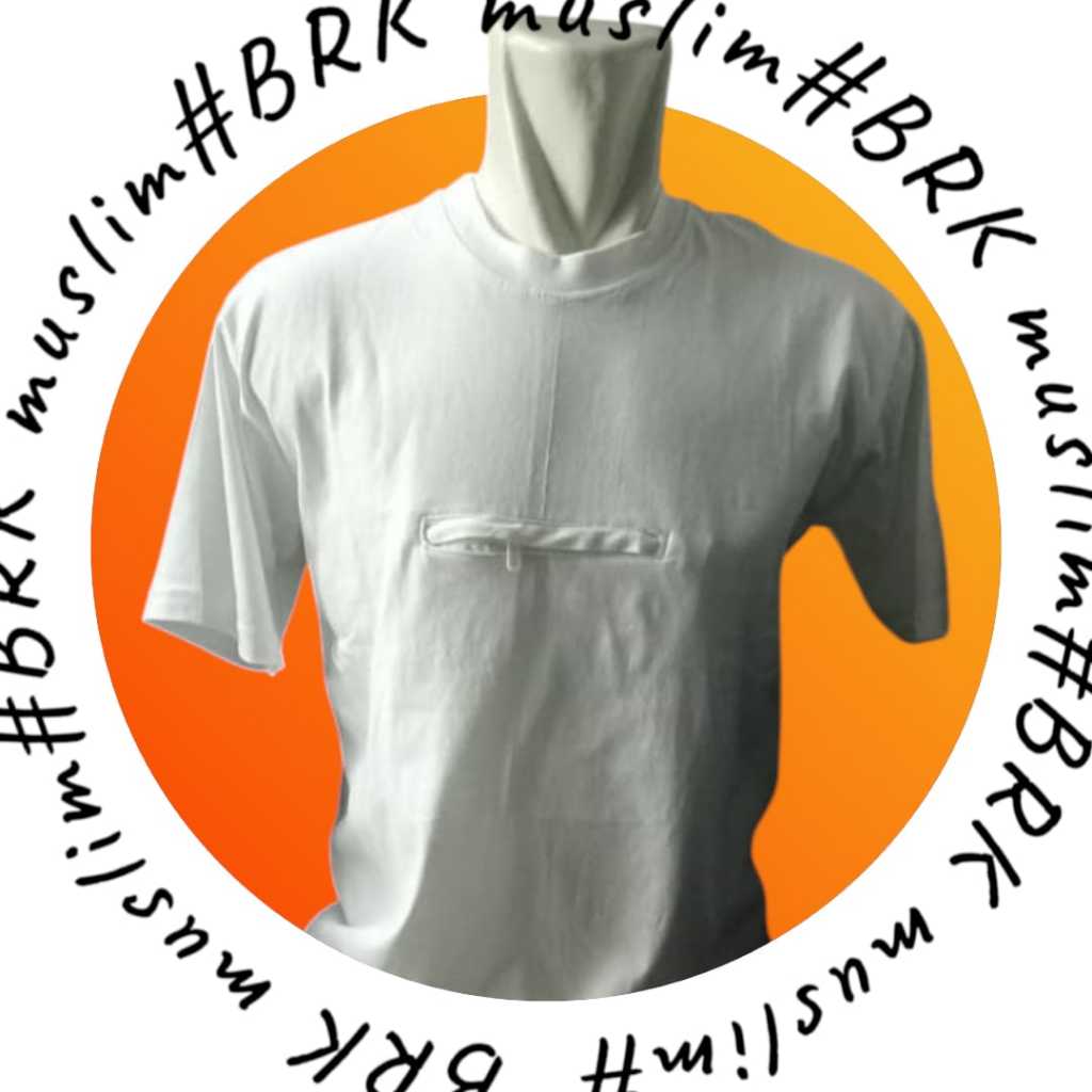 JUMBO M-XXL Oblong Haji Pria Jumbo/Kaos Haji Saku/Kaos kantong Jumbo M-XXL