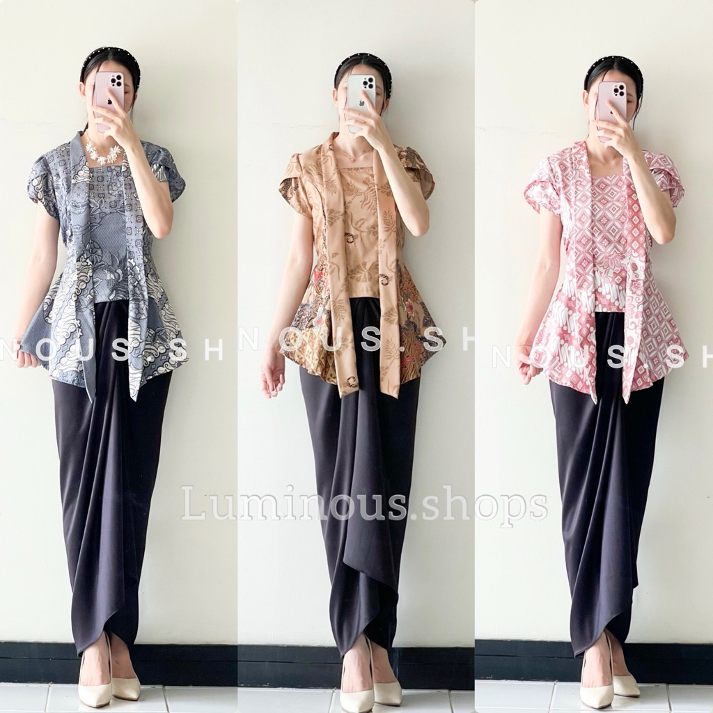 Stevi Set (Atasan + Rok) Batik Set / Atasan Batik