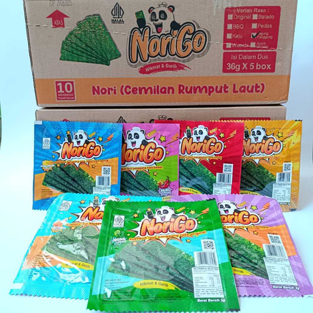 

NORIGO - Cemilan Rumput Laut (Snack Nori)