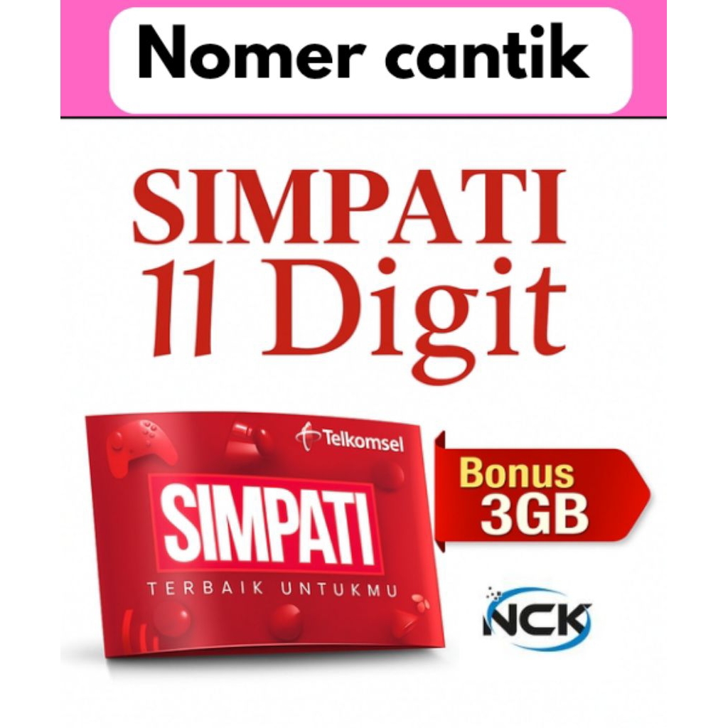 TELKOMSEL SIMPATI 11 DIGIT