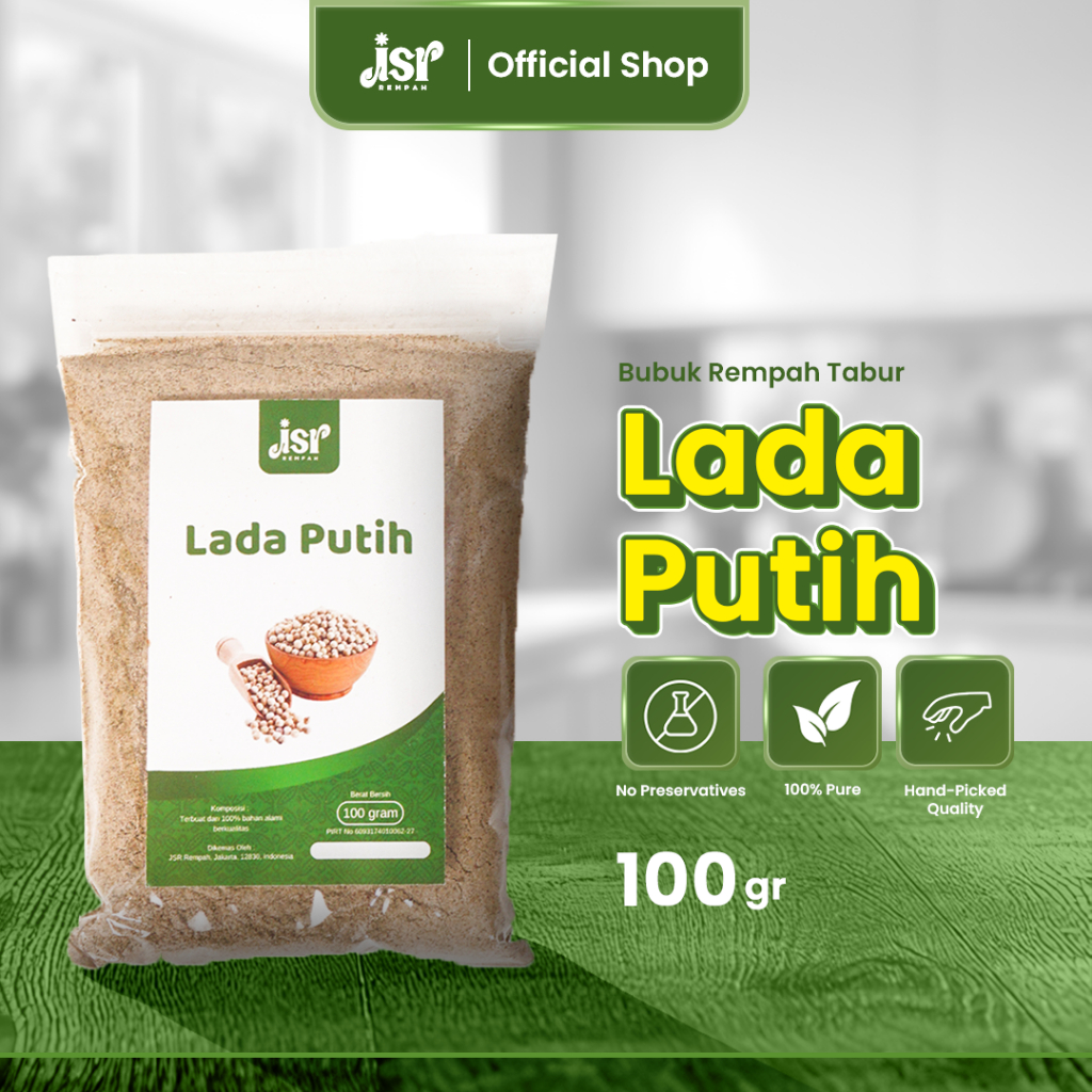 

Jsr Rempah Lada Putih Bubuk 100 Gram